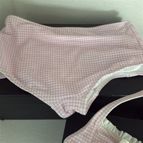 Lorna Jane Swim Janie And Jack Bikini Purple Gingham Retro Size Never Used Poshmark