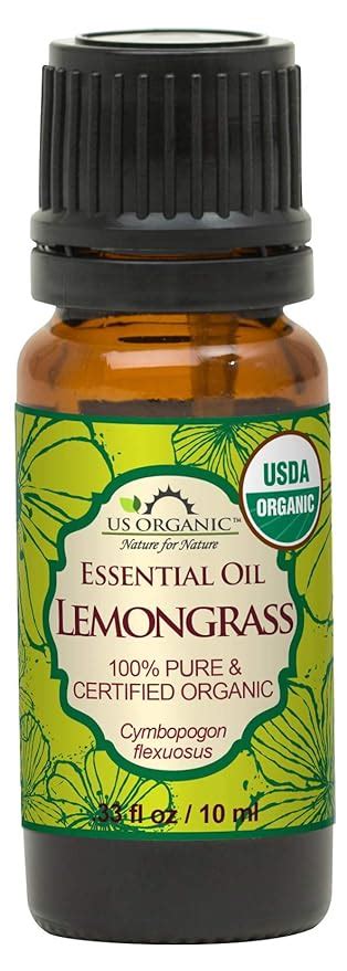 Us Organic 100 Pure Lemongrass Essential Oil Usda