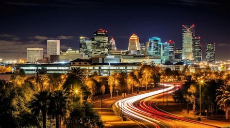 Premium Photo Downtown Phoenix Arizona Night