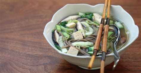 Vegan Miso Soup With Soba Noodles And Mushrooms Popsugar Food