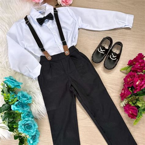 Conjunto Social Menino Pajem Elo7 Produtos Especiais