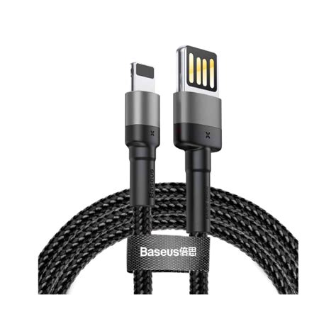Baseus Cafule Cable (Special edition) USB For iPhone 1.5A 1m Grey+Black ...