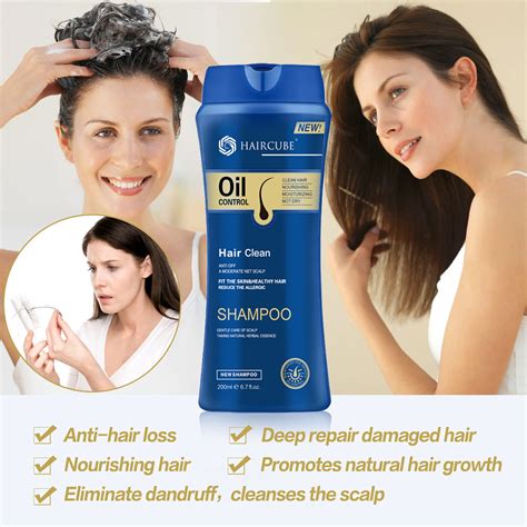 Haircube Shampoo For Hair Growth Gentle Cleansing Refreshing Oil Control Moisturizing Anti