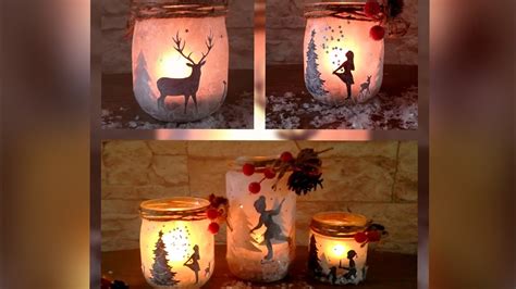 Diy Frostige Windlichter Basteln Aus Einmachgl Ser Gl Ser Mit