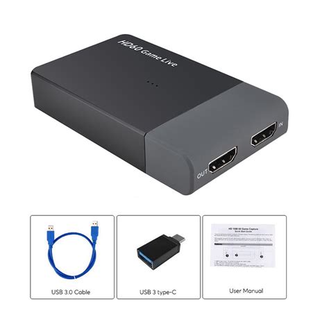 EZCAP 261M USB3 0 HD60 HDMI Video Game Capture Card HD 1080P 60FPS Live