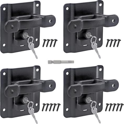 Amazon Tie Down Anchors With Plates Brackets Pack Truck Bed Tie