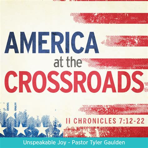 America at the Crossroads - Church Street Baptist Church