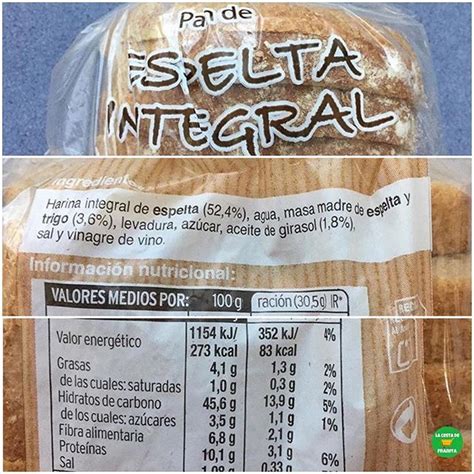 PAN DE ESPELTA HACENDADO Supermercado Mercadona P V P 1 Euro