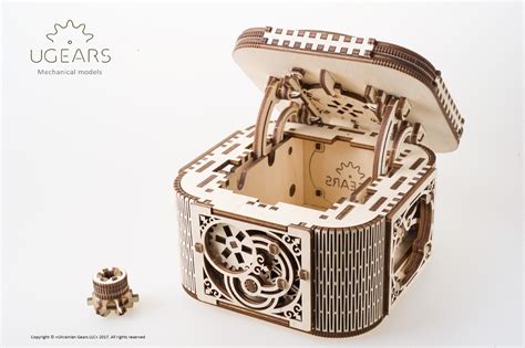 UGEARS Treasure Box Mechanical Model