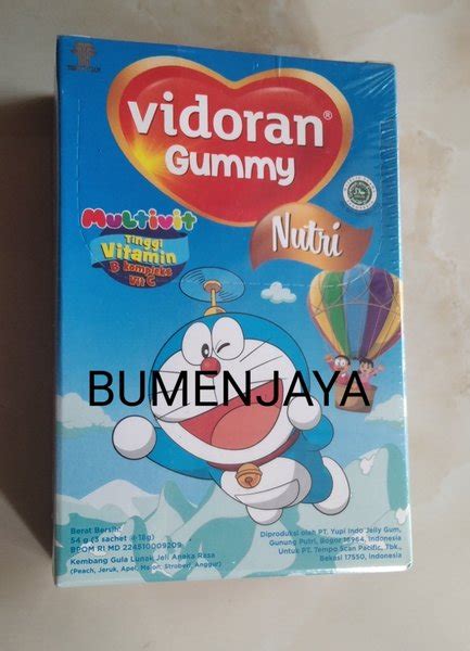 Jual Vidoran Gummy Perbox Gram Multivitamin Untuk Anak Di Lapak