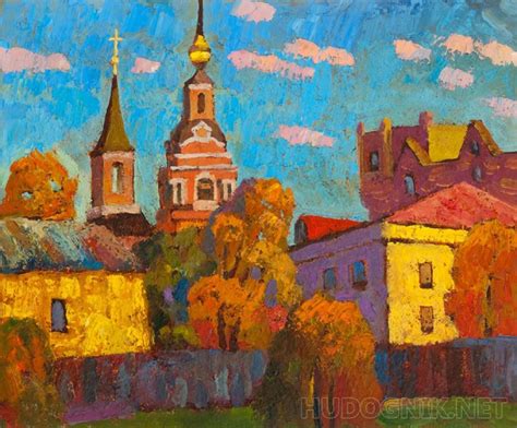 Картина Старая Москва, солнечно. Размеры: 60x50, Год: 2018, Цена: 65000 ...