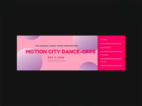 ticket size designhill