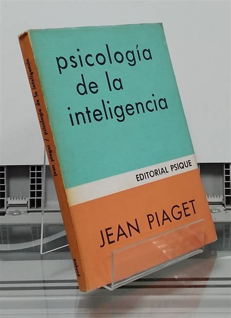 Psicología de la inteligencia de Jean Piaget Bien Encuadernación de