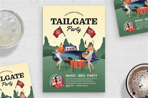 Tailgate Party Flyer Template Psd Brandpacks