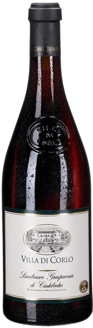 Lambrusco Grasparossa Di Castelvetro Secco Frizzante DOC Villa Di