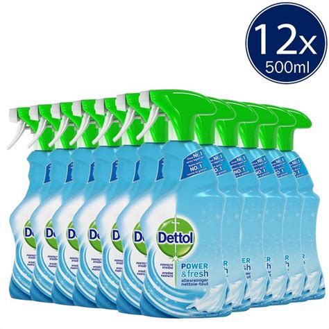 Dettol Allesreiniger Spray Power And Fresh Katoenfris 500ml X12