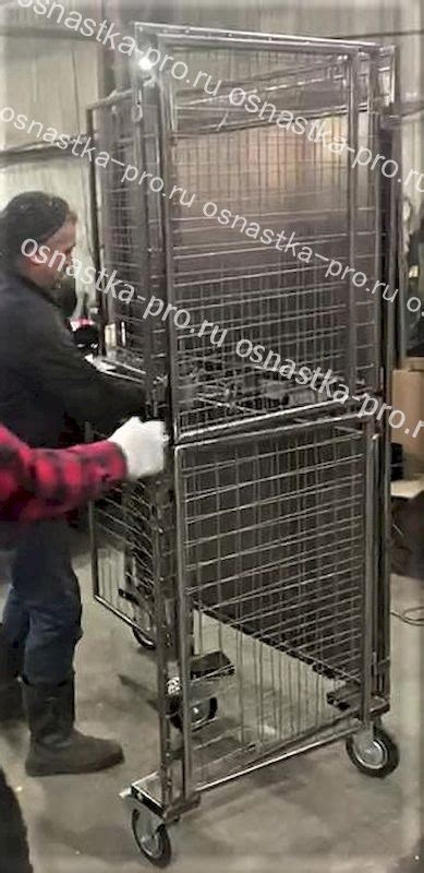 Ролл-контейнеры складные сетчатые и рольбоксы на колесах
