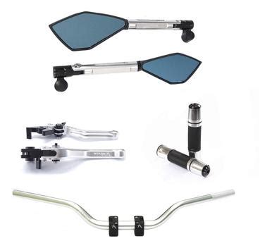 Kit Guid O Naked Manopla Retrovisor Manete Hornet Cb F Stark Race Manete De Moto