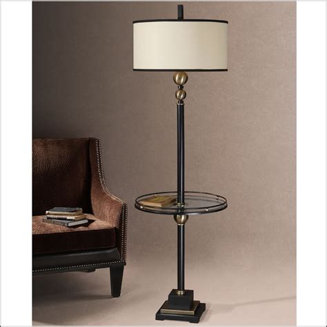 Floor Lamp With Glass Table Attached - Lamps : Home Decorating Ideas # ...