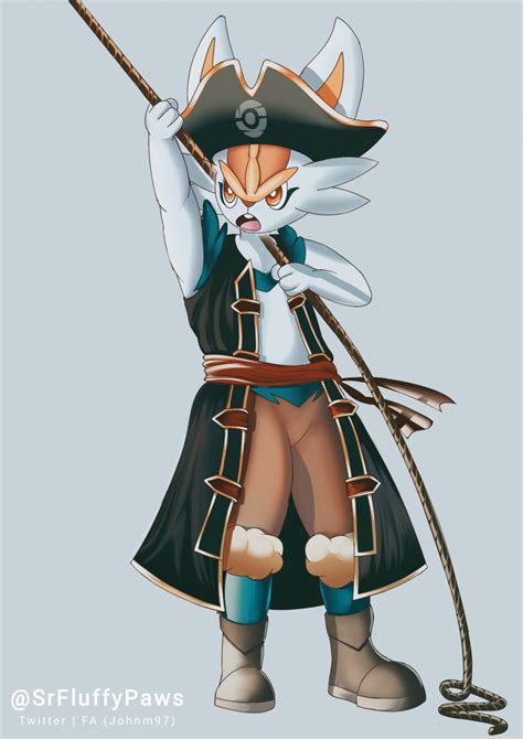 Another Bun Pirate Cinderace Pokemon By Johnm97 Fur Affinity Dot Net