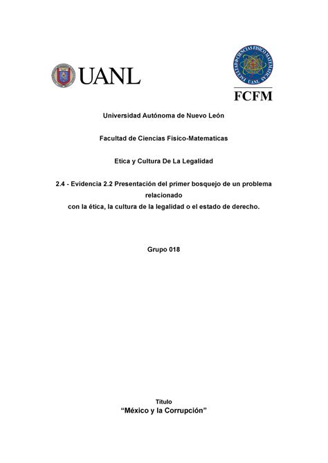 24 Evidencia 22 Presentación Del Primer Bosquejo De Un Problema