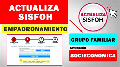 Sisfoh Actualiza Tu Empadronamiento Y Datos De Clasificaci N