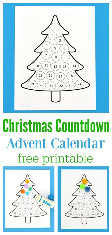 Printable Christmas Advent Calendar