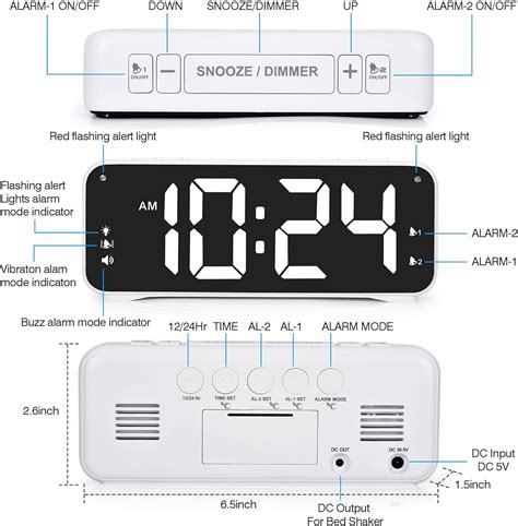 Szelam Reloj Despertador Fuerte Para Adultos Que Duermen Pesado Reloj