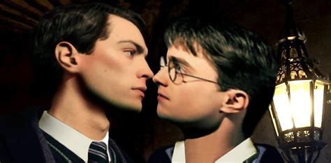 Harry Potter and Tom Riddle About to Kiss by Toyspawn on DeviantArt