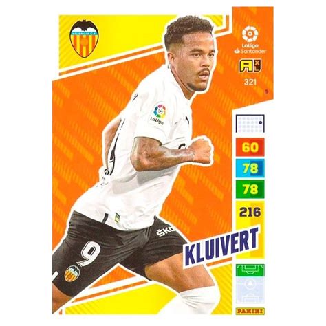 Buy Cards Kluivert Valencia Panini Adrenalyn Liga Santander