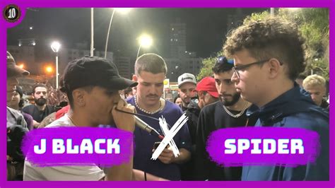 J BLACK X SPIDER SEMI FINAL 27ª BATALHA DA DEZ YouTube