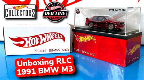 Unboxing Hot Wheels RLC 1991 BMW M3 YouTube