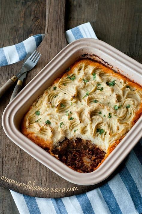 Receta Cottage Pie Pastel de Carne Inglés al estilo paleo