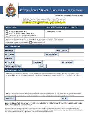 Fillable Online Freedom Of Information Request Form Fax Email Print