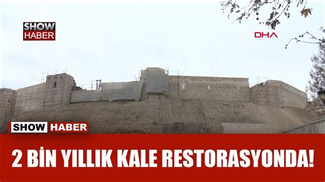 Depremlerin vurduğu Gaziantep kalesi nin restorasyonunun yüzde 60 ı