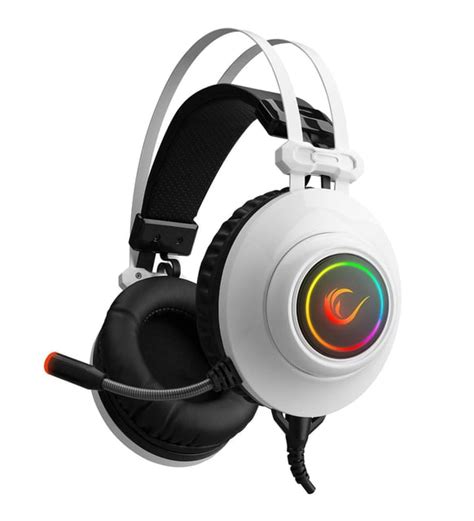 Rampage RM K1 PULSAR Beyaz Usb 7 1 Surround Titreşim RGB Işık Efektli