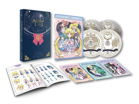 Sailor Moon Crystal Volume 3 Limited Edition Blu Ray And DVD Set