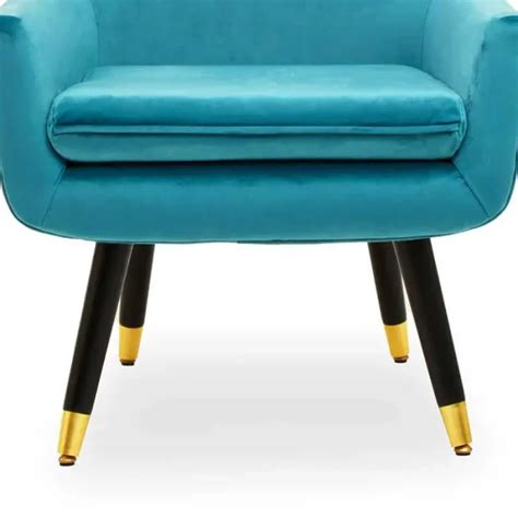 Green Velvet Armchair - Lighting and Interiors