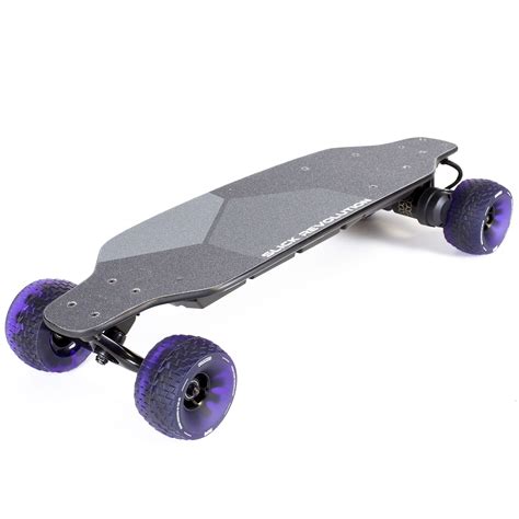 Slick Revolution Flex E 2 0 Maple Purple Foamies Electric Skateboard