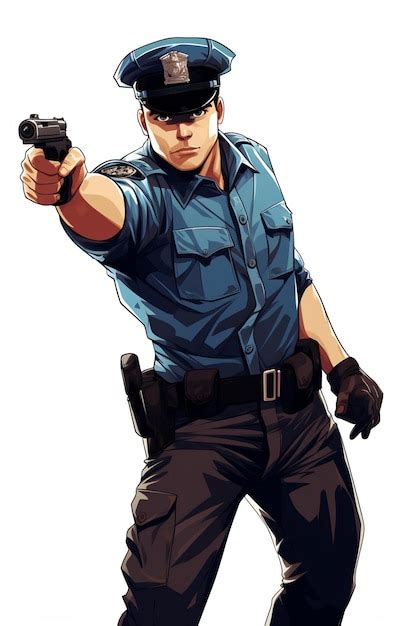 Premium Ai Image Cop Police