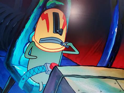 Why Is Plankton Wearing A Sex Mask R Spongebob