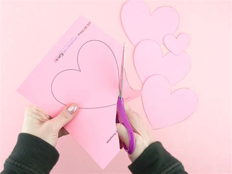 Pop Out Heart Card Template Mightyprintingdeals