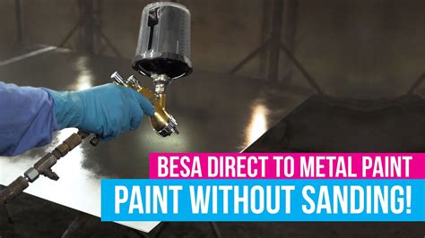 Direct To Metal Painting Tutorial With Besa Paint Youtube