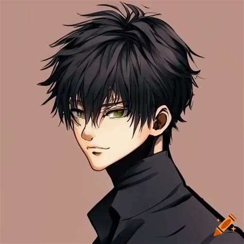 Black Haired Male Manga Character