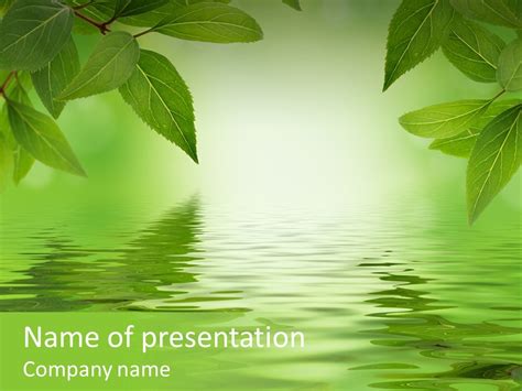 Summer Leave Nature PowerPoint Template - Download now for free - Stock ...