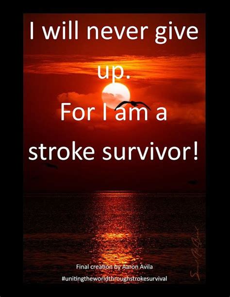 Aaron S Inspirational Quote Of The Day Stroke Survivor Quotes