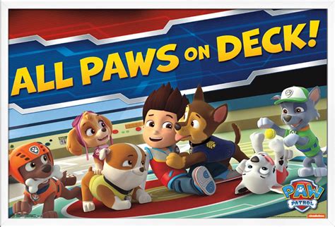 Nick Jr Paw Patrol - On Deck Poster - Walmart.com - Walmart.com