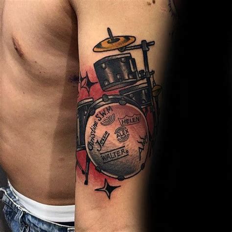 Stunning Drum Tattoos For Men