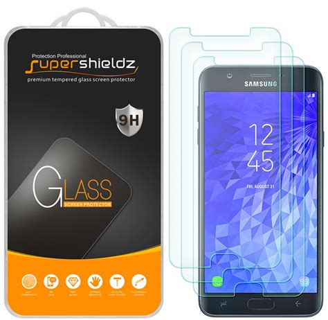 3 Pack Supershieldz For Samsung Galaxy J7 Crown Tempered Glass Screen Protector Anti