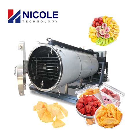 Plc Control Industrial Low Temperature Lyophilizer Vacuum Freeze Drying